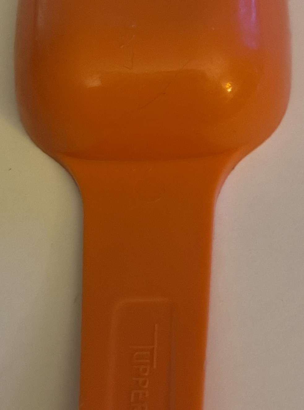 VTG Tupperware Replacement Harvest Orange 1 Tbsp / 4 tsp Measuring Spoon #1272