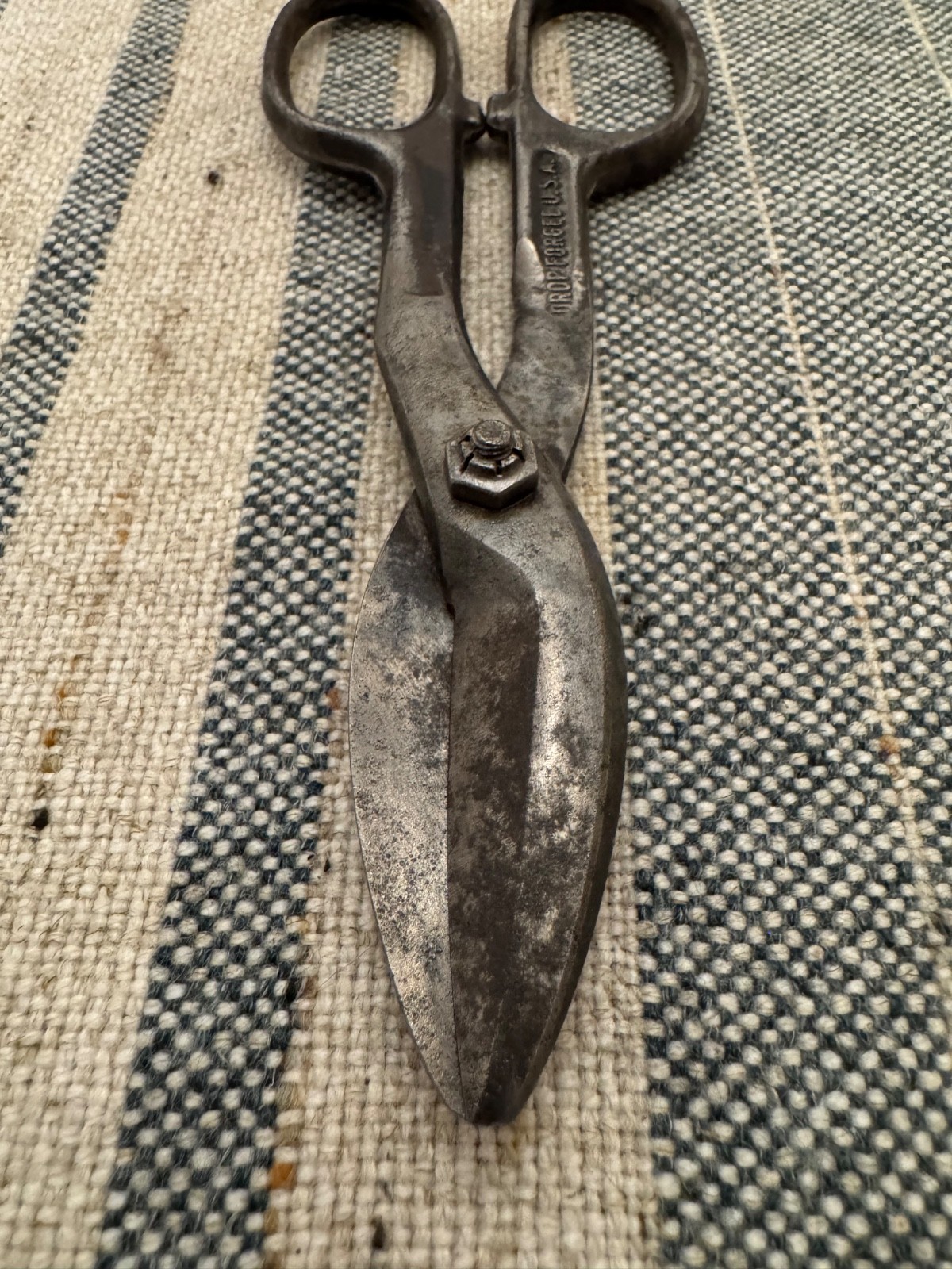 Stanley 1548 Snips Cutters Drop Forged Sheet Metal Shears USA Made