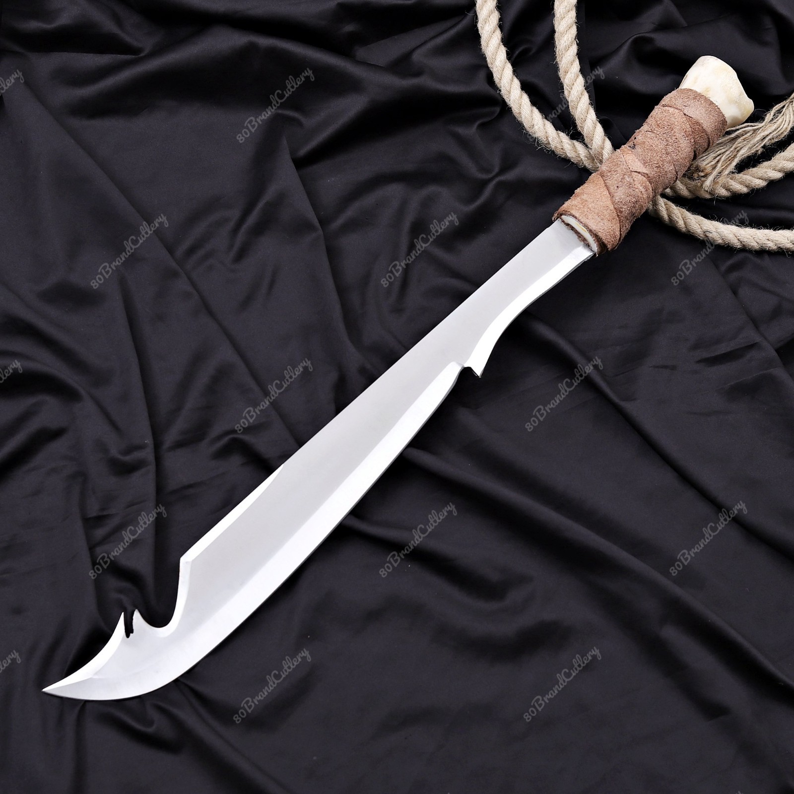 Handmade Predator 2 Greyback Elder Sword Replica: Stainless Steel Cosplay Prop