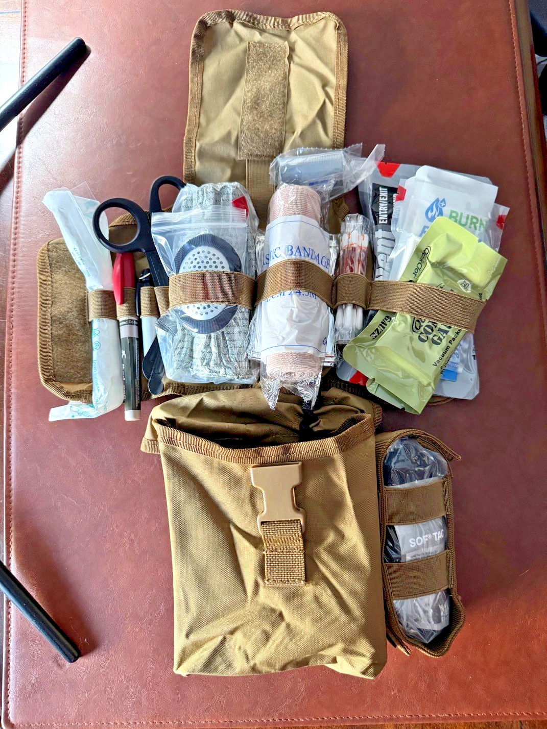 USGI Fully Stocked IFAK (SOF TQ included) Combat Medic–Cordura 500– UNEXPIRED