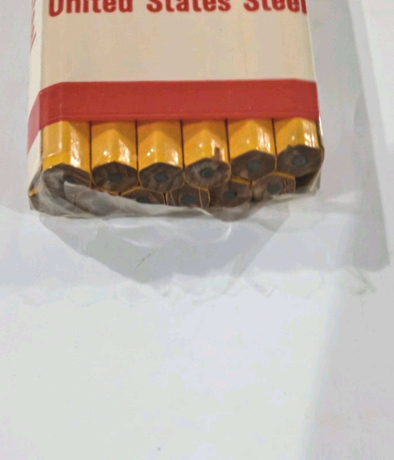 United States Steel USS New Old Stock No 2 Pencil 12 pc in Box Factory Sealed