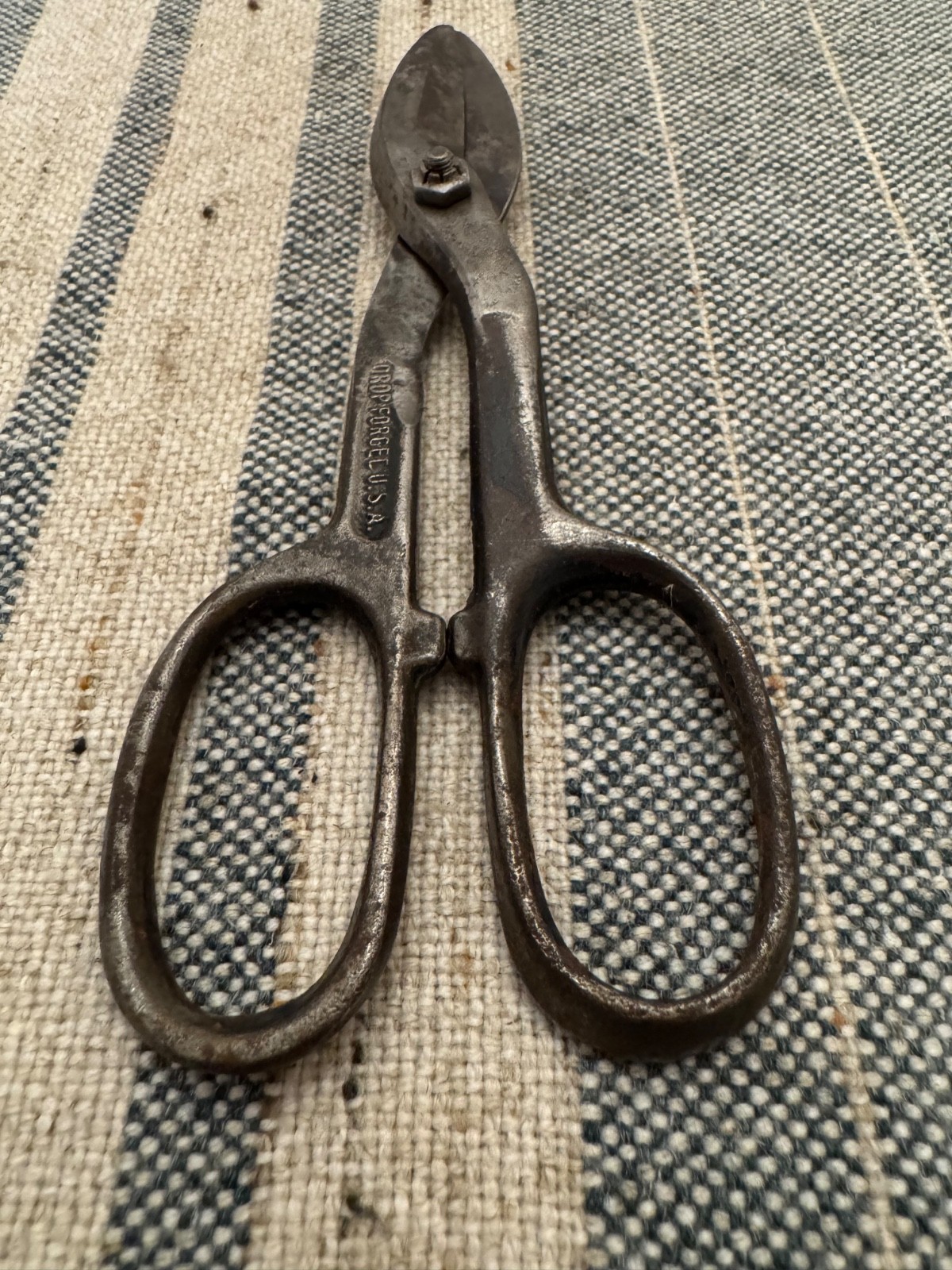 Stanley 1548 Snips Cutters Drop Forged Sheet Metal Shears USA Made