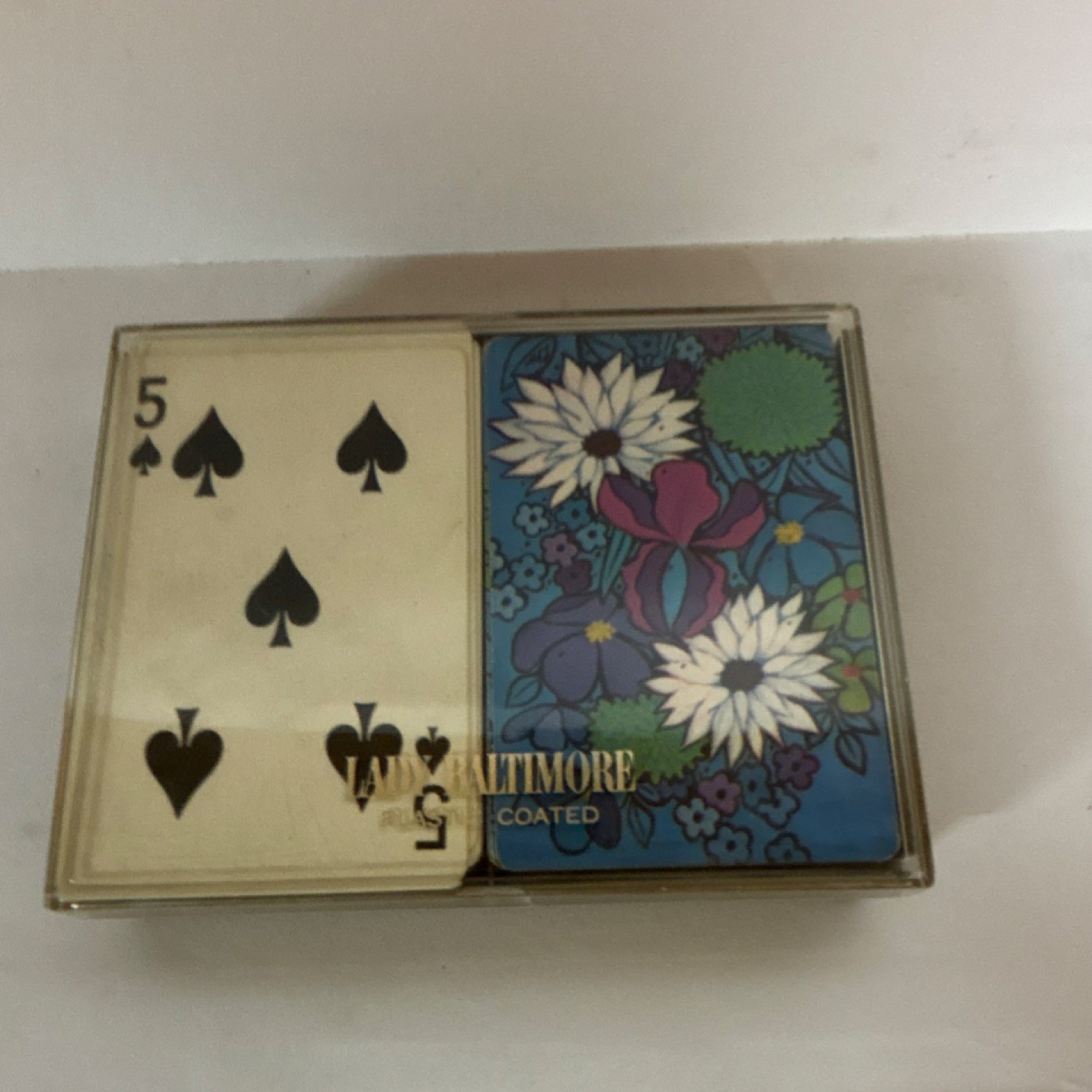 Lady Baltimore Playing Cards Deck, Floral Flowers Theme, Modern (1970-Now)
