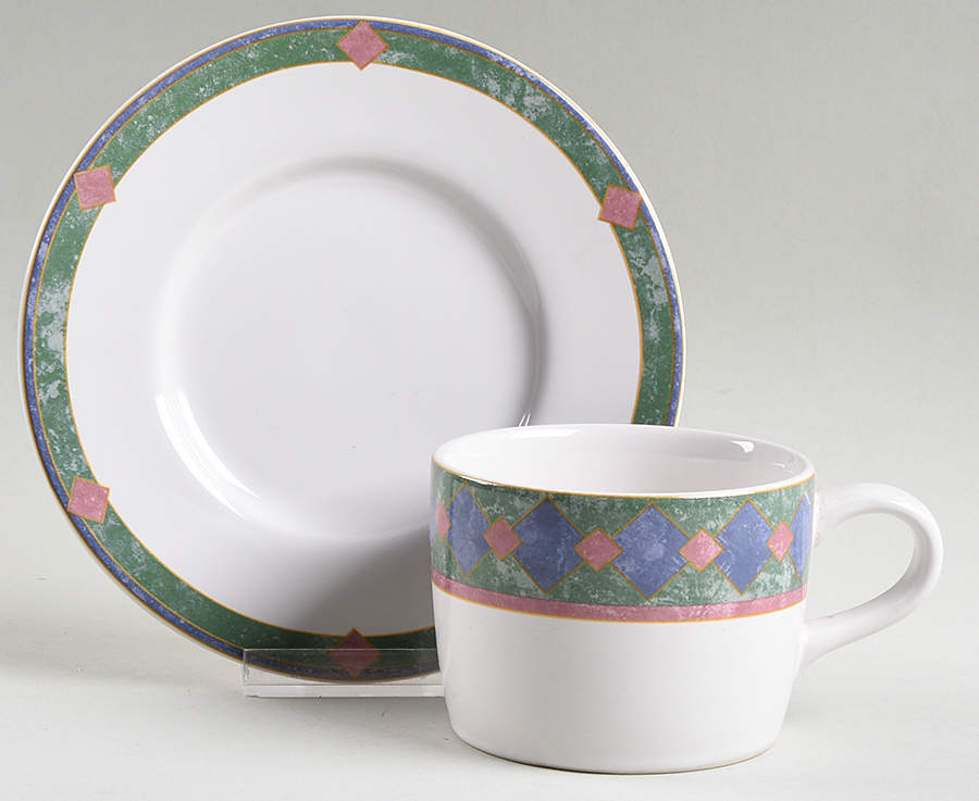 Pfaltzgraff Amalfi Mediterranean Cup & Saucer 510615