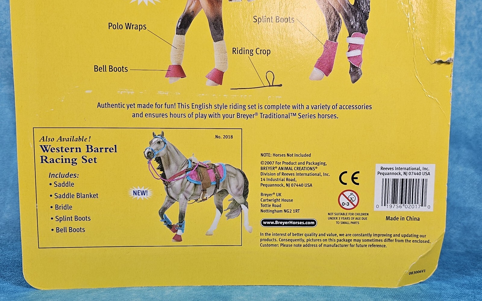 Breyer Horses 2017 English Riding Pink Saddle Set Traditional 2007 thru 2009 NOC