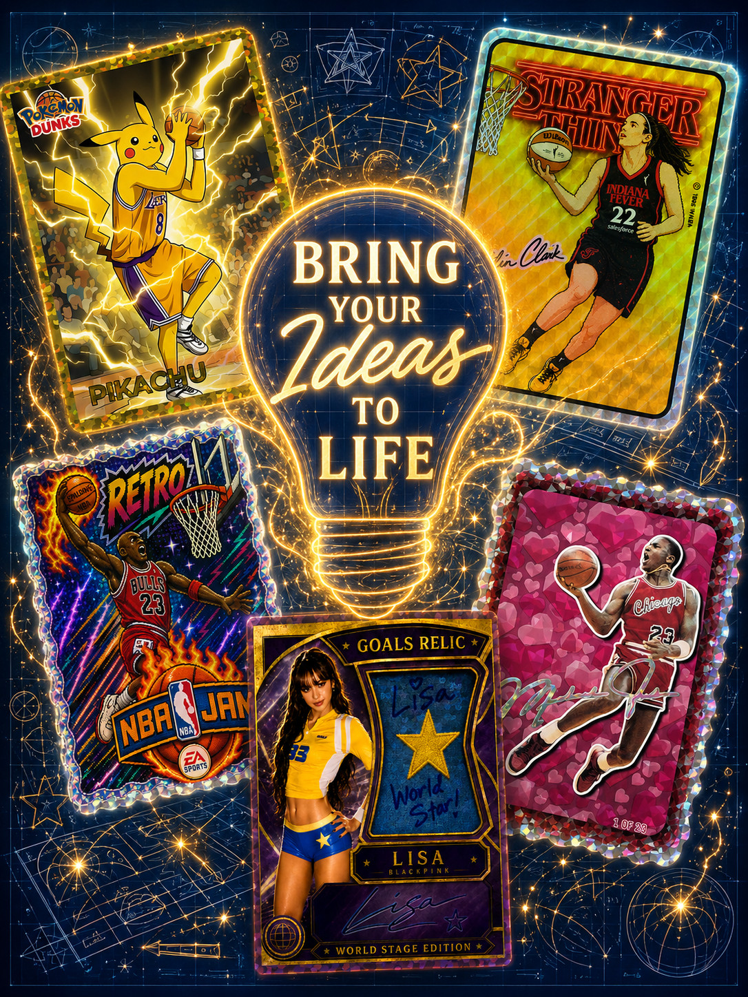 YOUR IDEAS on CUSTOM CARDS UNLIMITED REVISIONS NO RESTRICTIONS PLUS 9 FREE CARDS