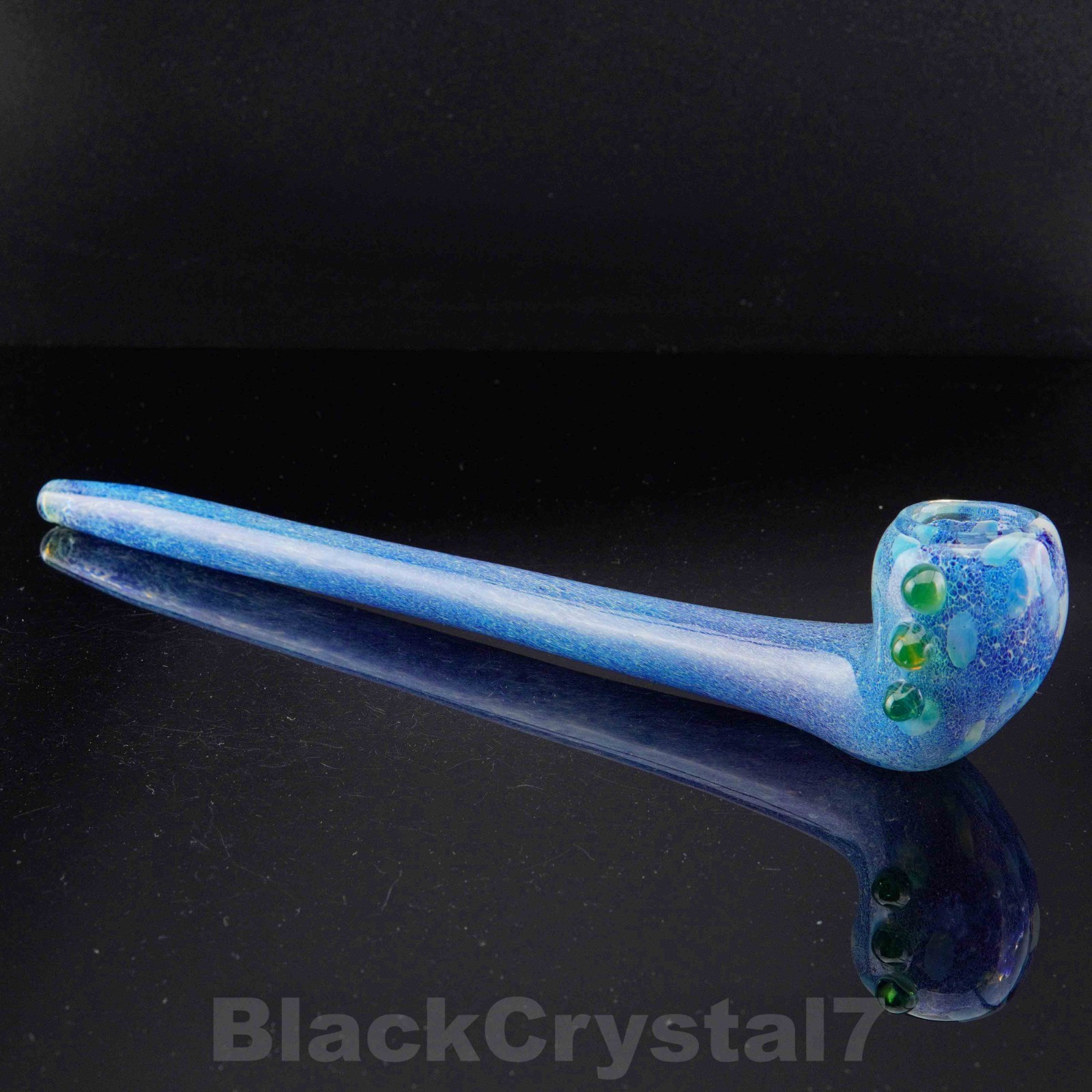 13″ Handmade Black Elegance Gandalf Sherlock Tobacco Smoking Bowl Glass Pipes