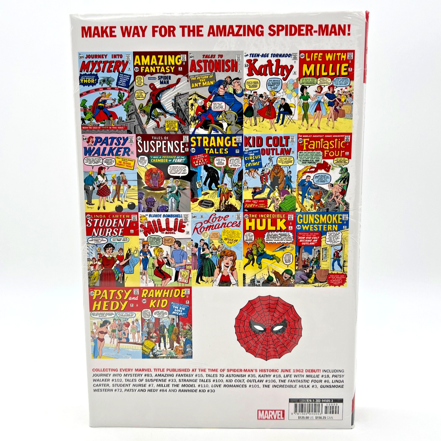 MARVEL COMICS: JUNE 1962 OMNIBUS Hardcover (DITKO COVER) • Factory Sealed