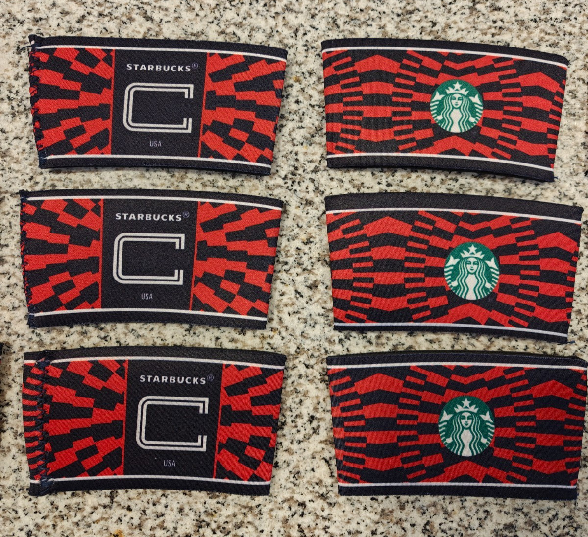 Starbucks 2026 FIFA World Cup Reusable Cup Sleeve Limited Edition USA – Lot of 2