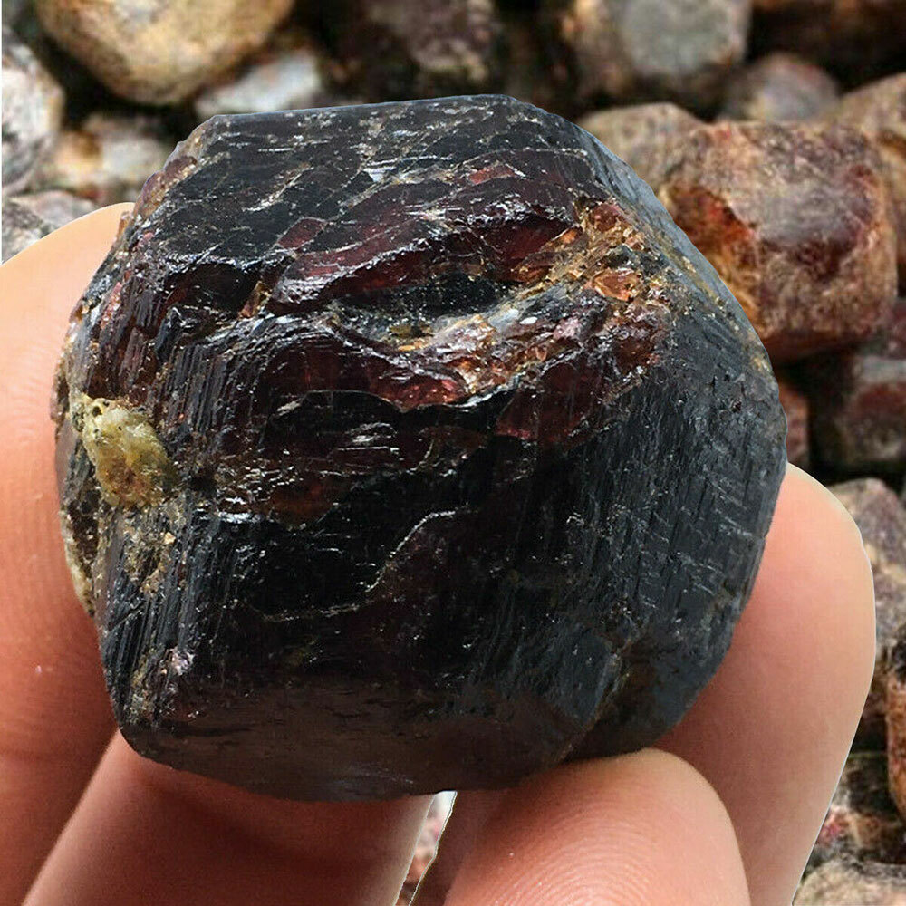 Natural Top RED Raw Pyrope Garnet Crystal Gemstone Rough Mineral Specimen 50g