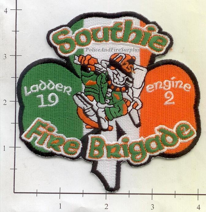 Massachusetts – Boston Engine 2 Ladder 19 MA Fire Dept Patch – Southie
