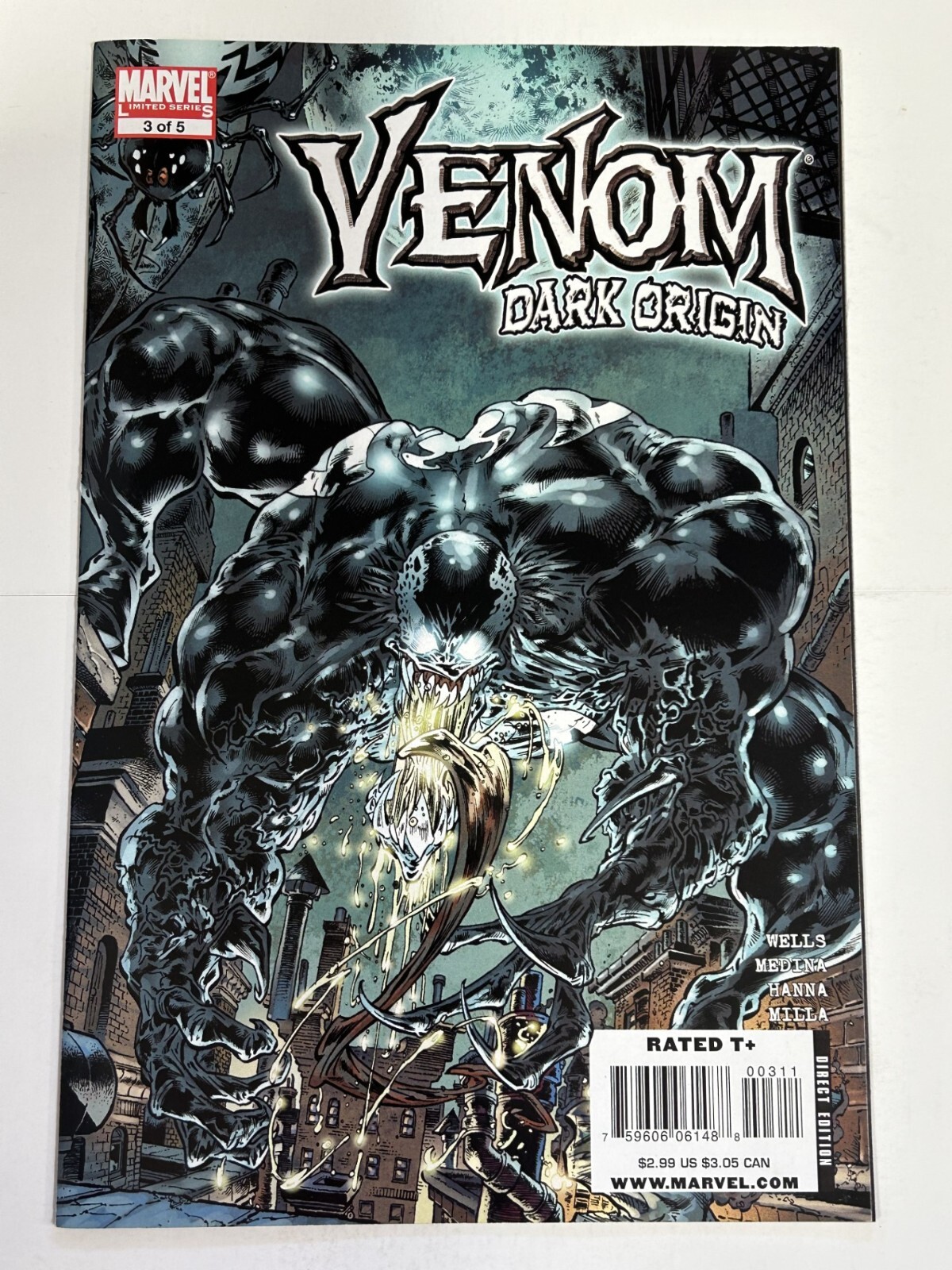 VENOM DARK ORIGIN #3 NEAR MINT 2008 MARVEL COMICS b-367