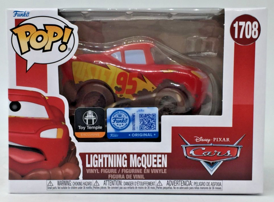 Funko Pop! Disney Pixar Lightning McQueen #1708 Toy Temple Funko SE W/Protector