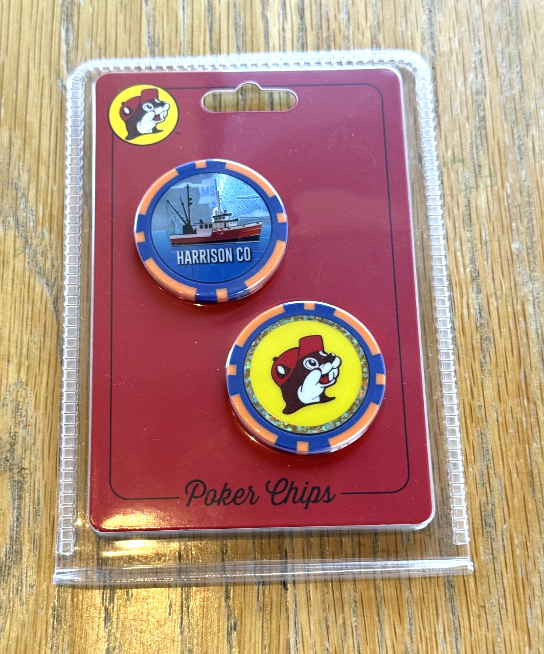 Buc-ee’s Collectible Poker Chips Store Specific – Mississippi New 2 Pack