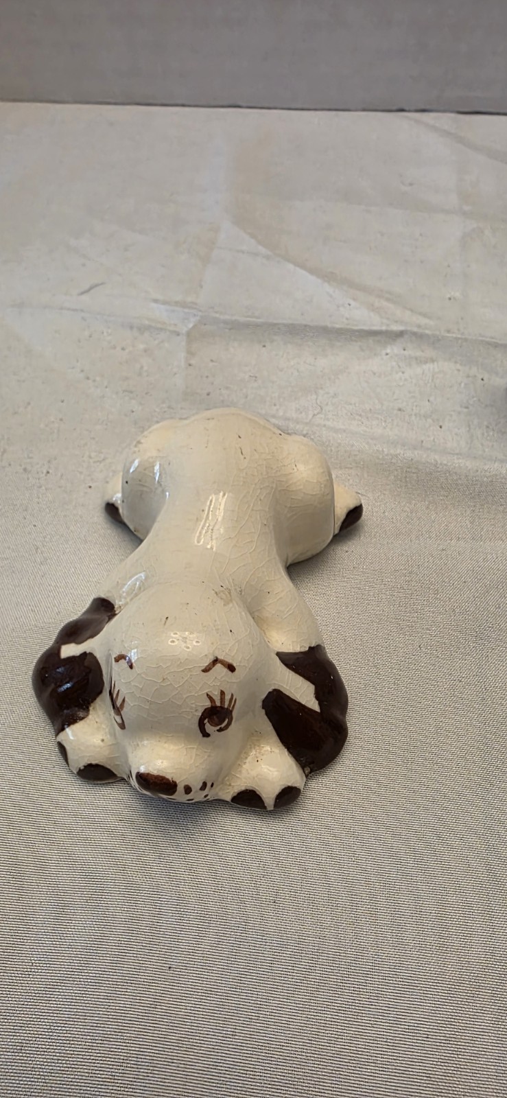 Vintage Mini Dog Figurines Lot Of 7 RARE JAPAN WHEN OCCUPIED CERAMIC FIGURE