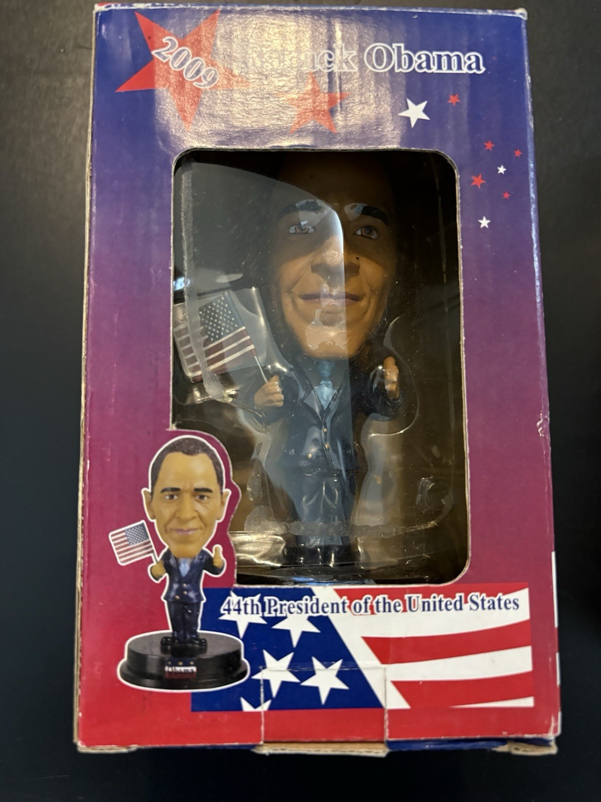 Barack Obama 2009 President Bobblehead Doll 44th President