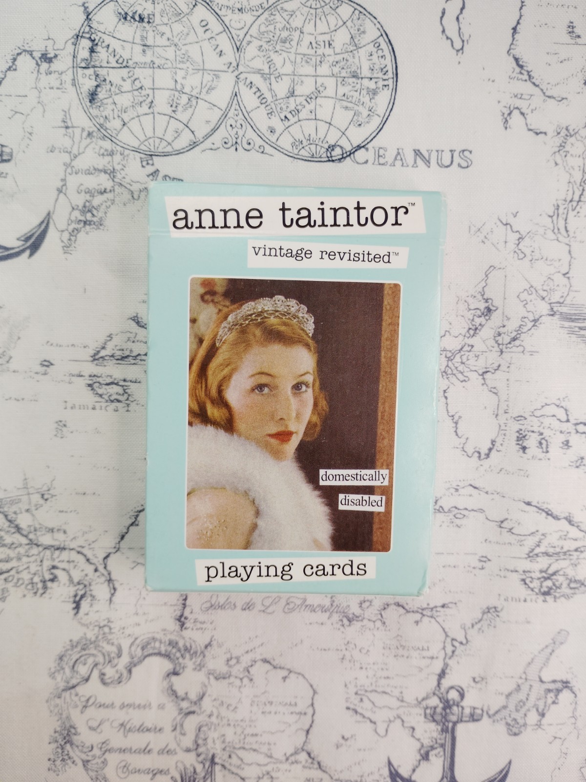 Bicycle Anne Taintor Vintage Revisited Playing Card Deck Used
