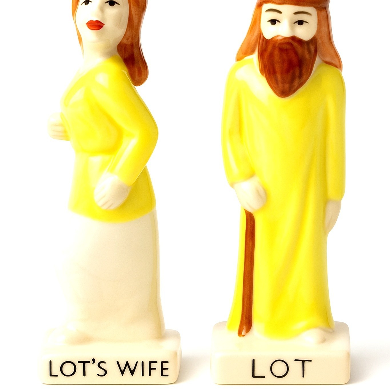 Lot’s Wife Salt and Pepper Shakers