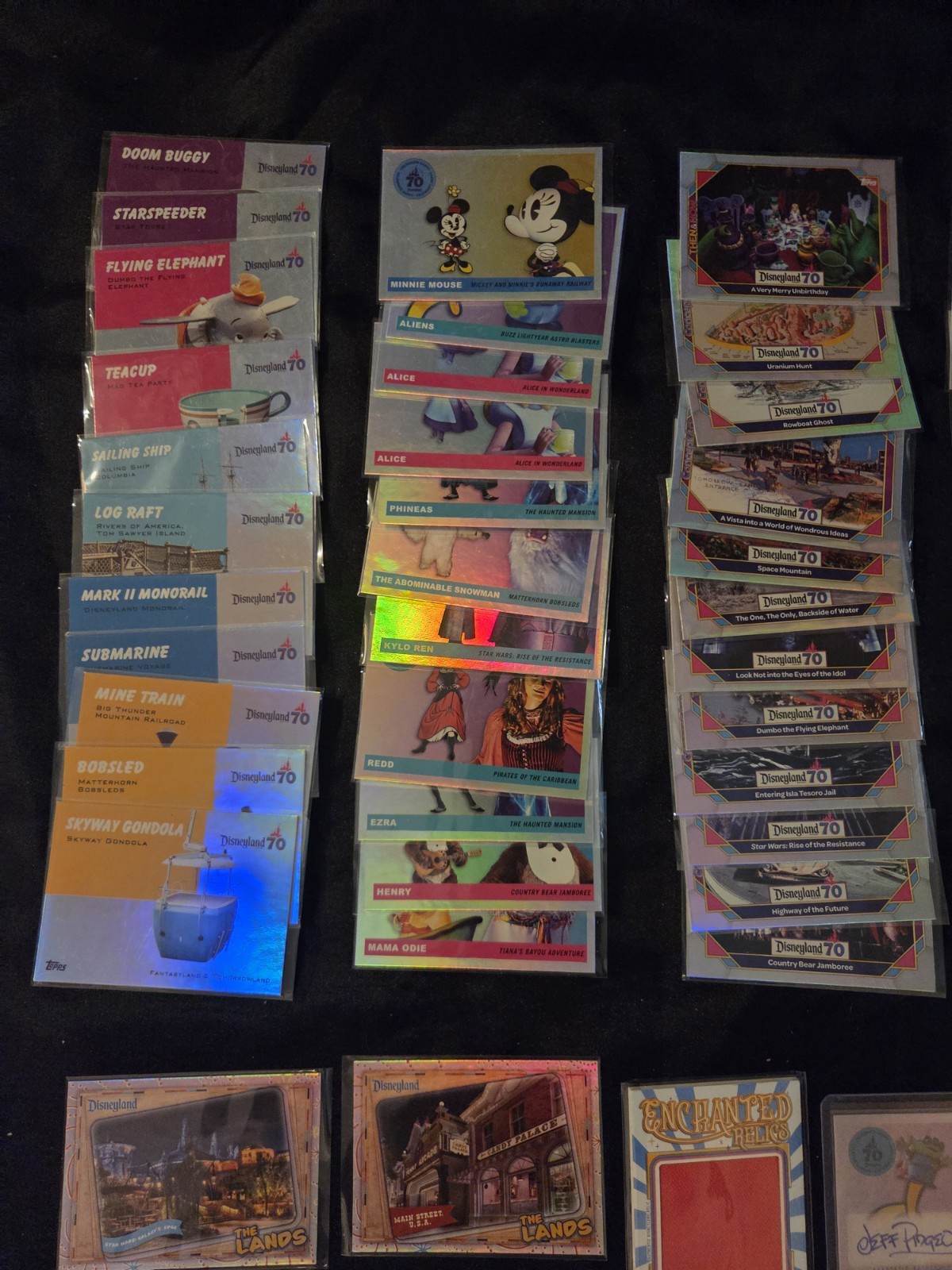 Disney Auto/Relic 70th 250+ Card Lot Jeff Pidgeon Toon Town Toy Story Aliens