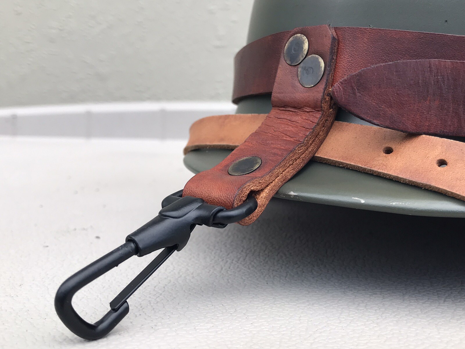 WWII German Helmet Carry Strap Accurate Reproduction