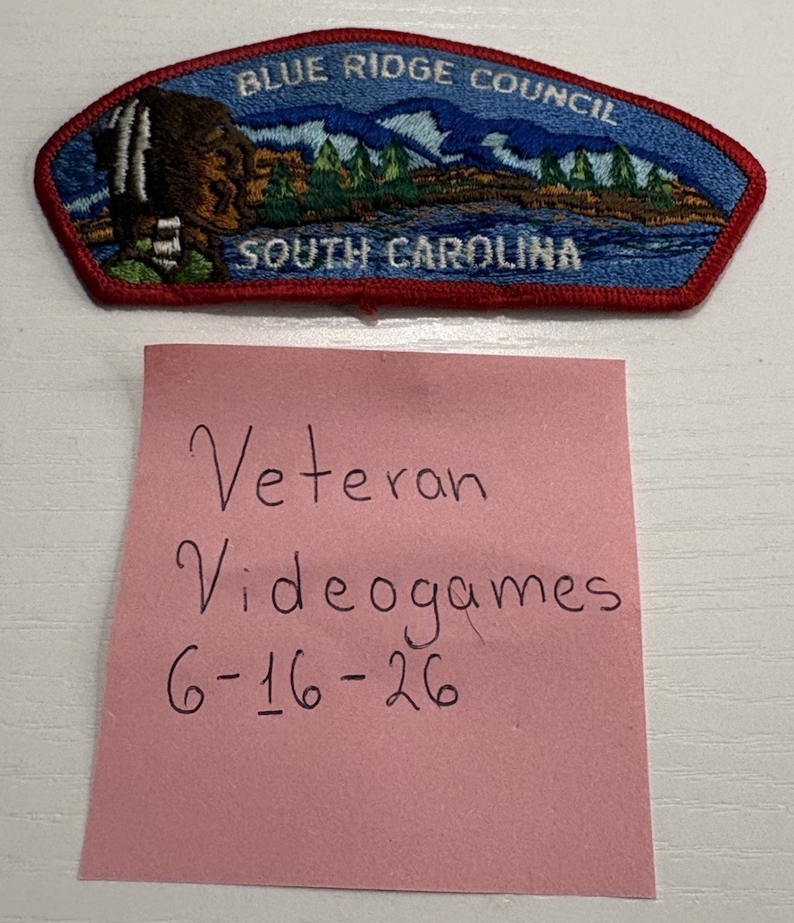 Blue Ridge Council BSA Boy Scouts South Carolina Shoulder Patch CSP Single Unit