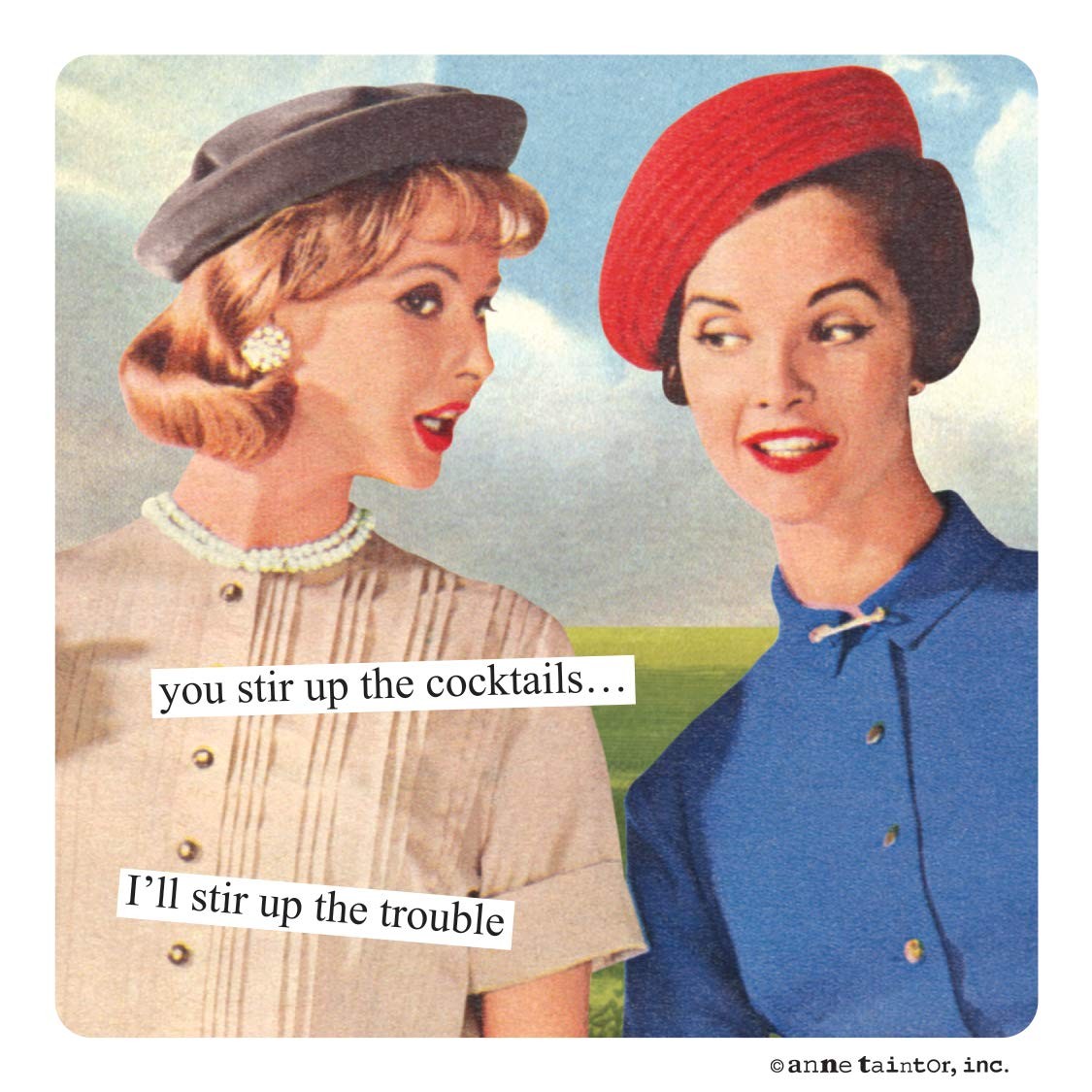 Anne Taintor Magnet – Stir Cocktails,Refrigerator Magnets