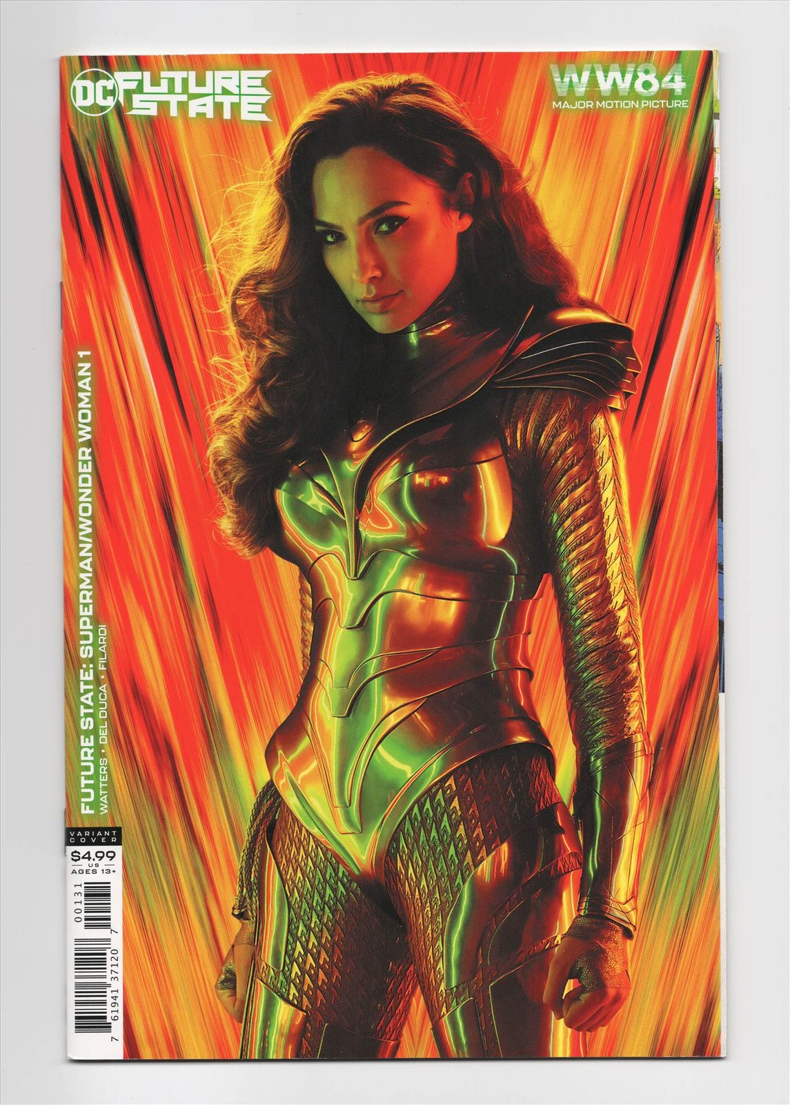 Future State: Superman / Wonder Woman #1 NM+ Gal Gadot Photo Cover Variant 2021