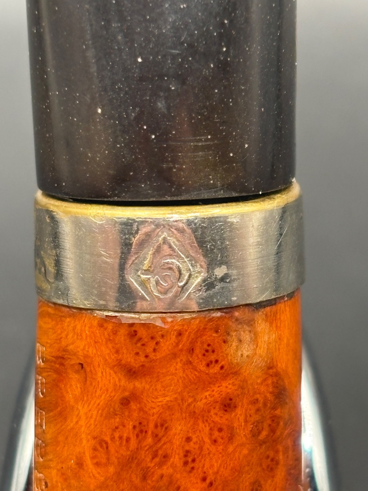 STUNNING!!! Brebbia Golden-Extra 602 Smooth Bent Tomato 6mm Italian Estate Pipe