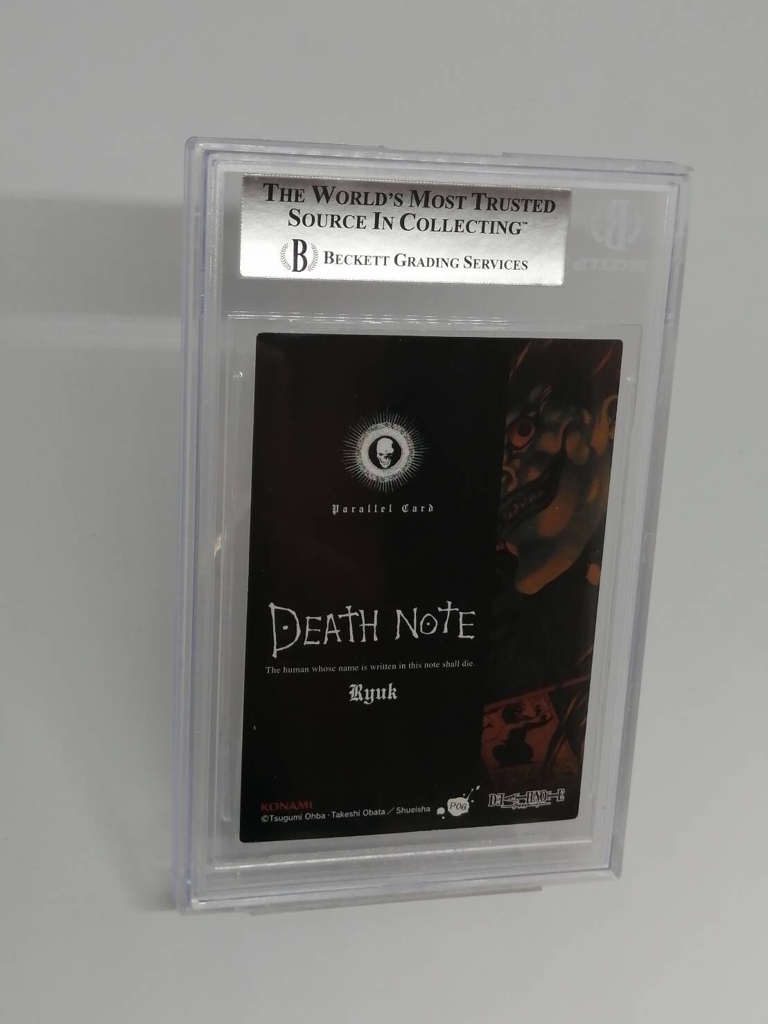 Death Note Trading Card P Parallel JPN Beckett BGS 9 Ryuk #P06