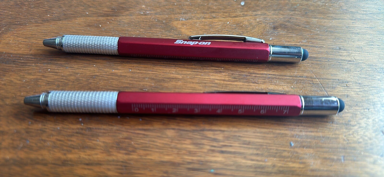 Snap On Tools Racing 7 in 1 pen multipurpose ruler Inches + Cm screwdriver level