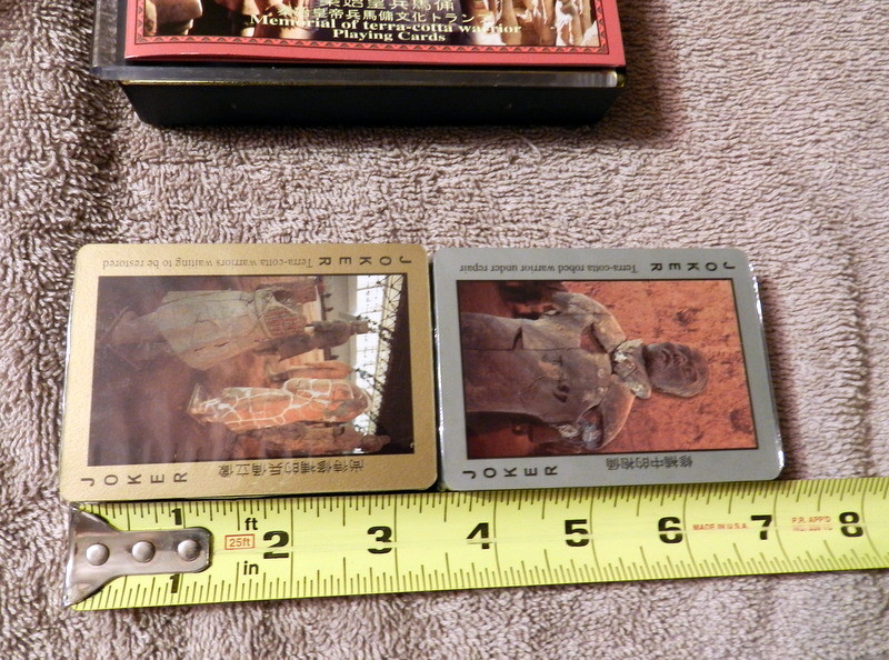 TERRA COTTA ARMY Playing Card Deck TWO DECKS LOT TERRACOTTA ARMY China