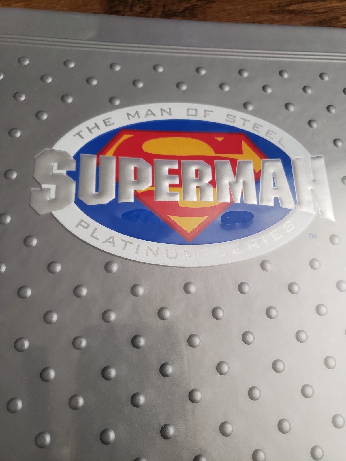 1994 SUPERMAN PLATINUM FACTORY SEALED (SHRINK-WRAPPED) BINDER THE MAN OF STEEL