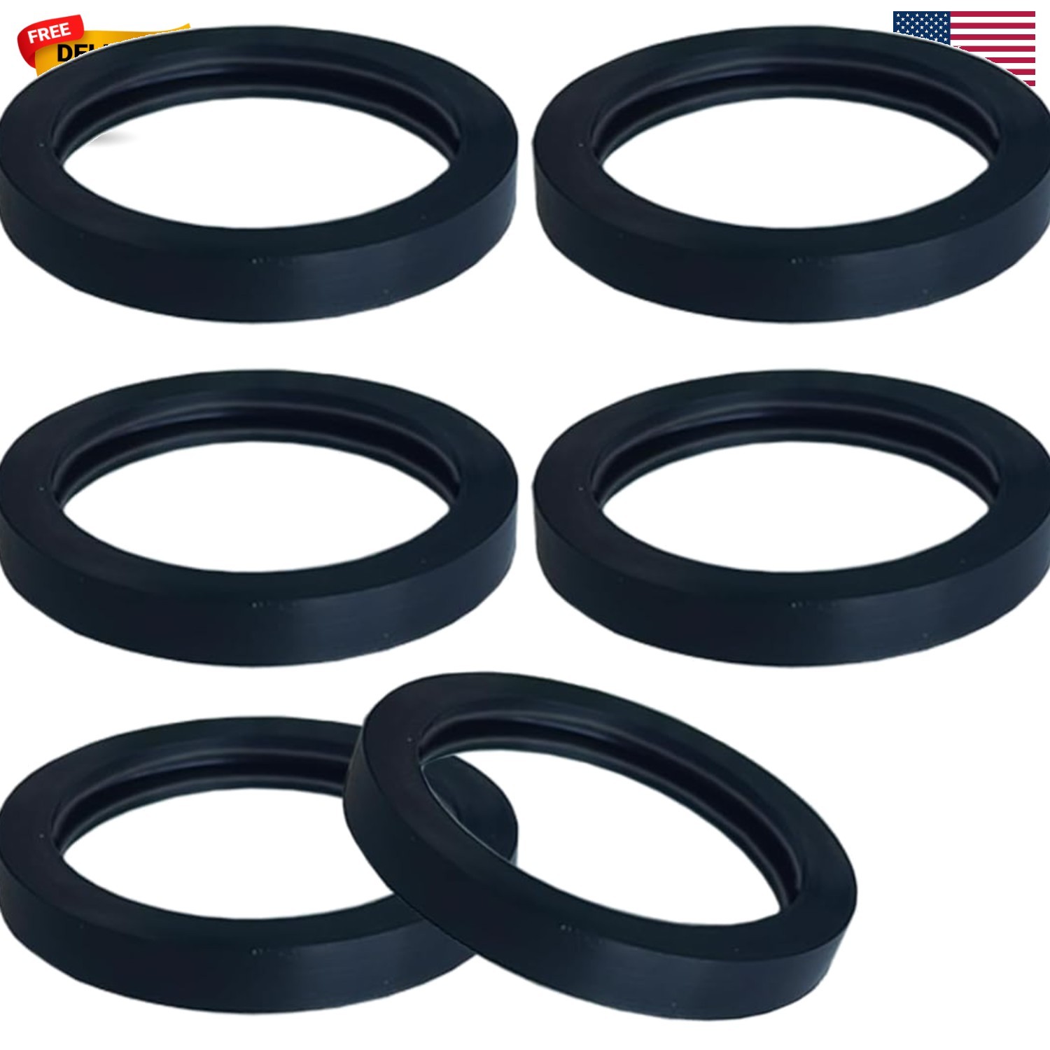 Gas Can Spout Gaskets, 1.2 Inch Inside Diameter Automotive Rubber Sealing Rin…