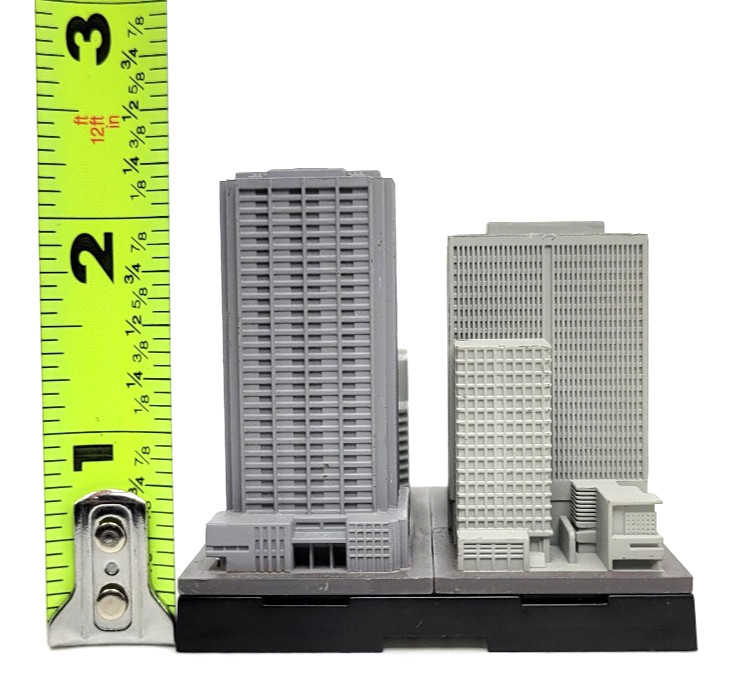 GEOCRAPER Medium-rise Set 3 Diorama Japan 2″ Mini Buildings Godzilla Gashapon