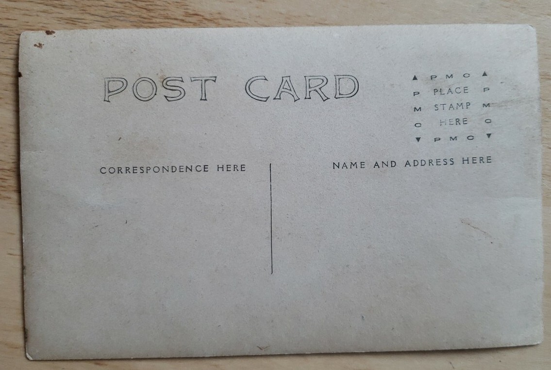 1910 Car RPPC antique auto w 10 people + baby, PMC postcard, Unposted