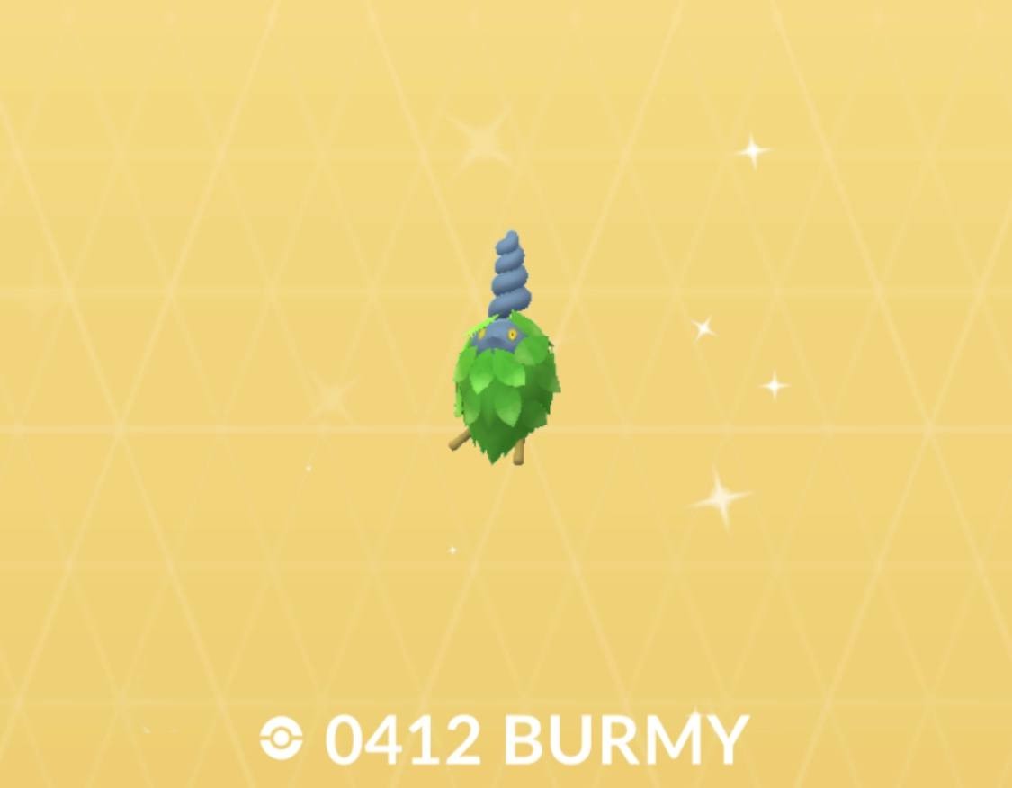 Shiny Burmy Plant Sandy Trash Cloak (Instant Regist./Ultra Friends) – Pokemon Go