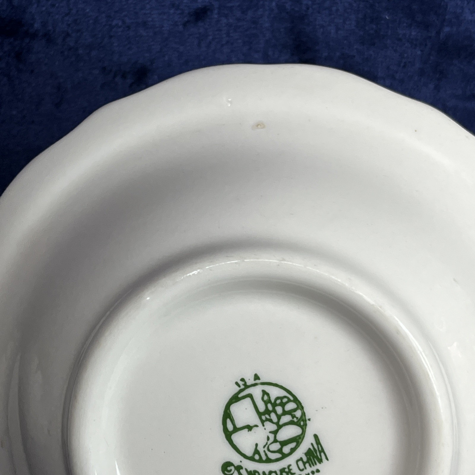 Syracuse China Bowl Scalloped Edge No Pattern White Vintage 6.5” Round