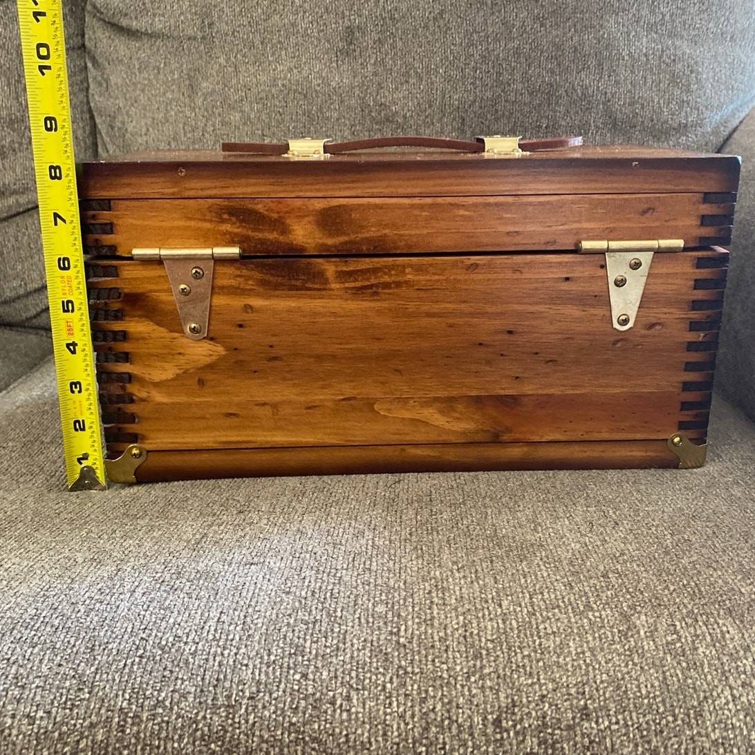 RARE National Wild Turkey Federation Wooden Box Storage Vintage Decorative Ammo