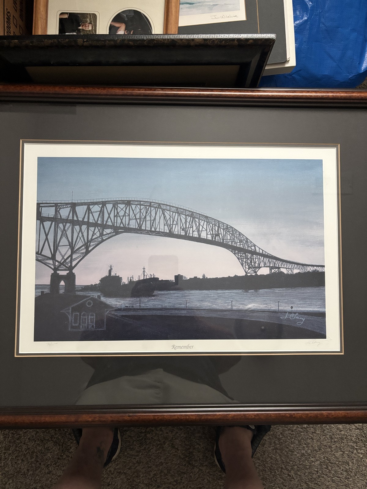Jim Clary „Rememeber“ Signed Photograph Print – #76/1000. 24″x18″