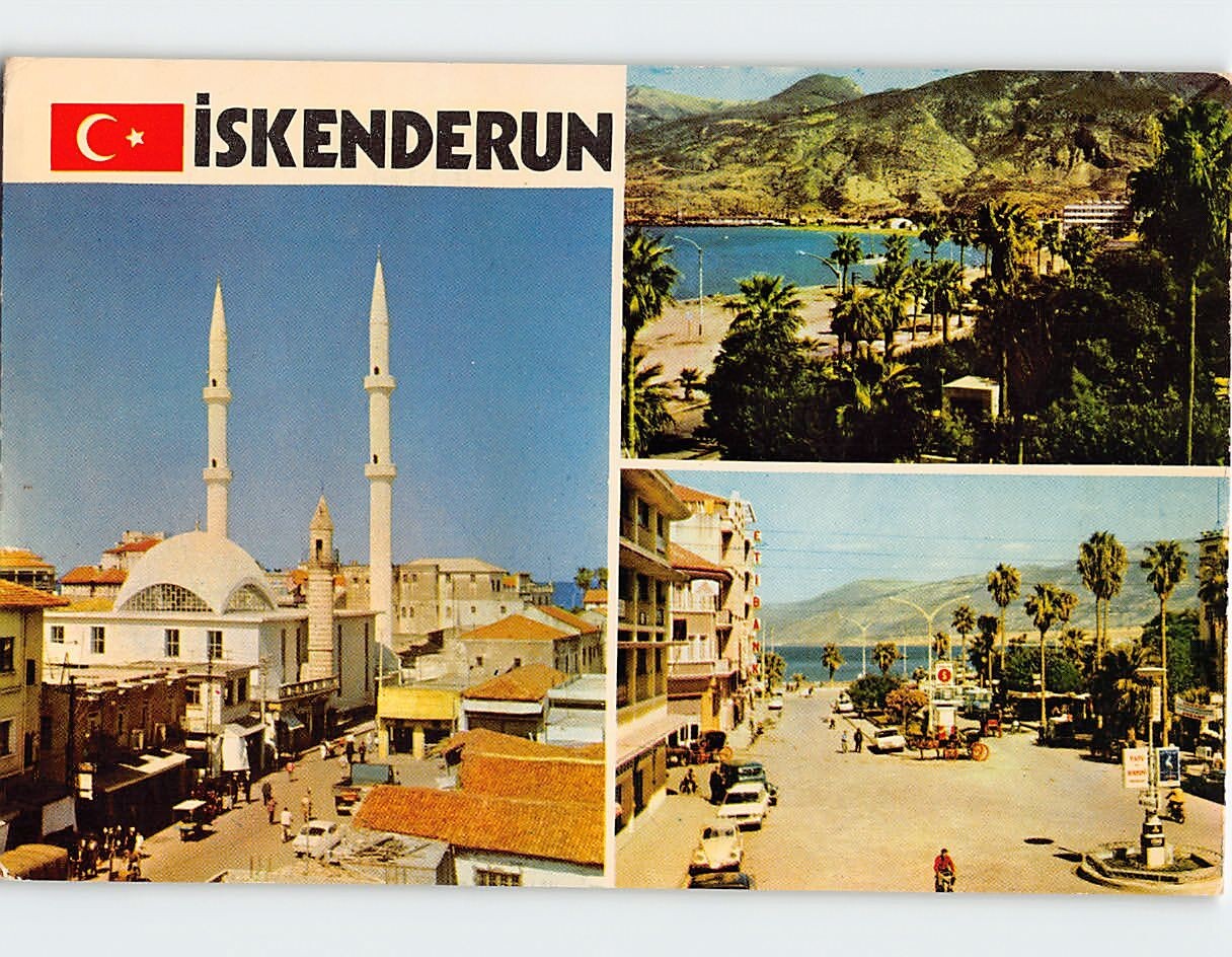 Postcard Multiple View At İskenderun Turkey