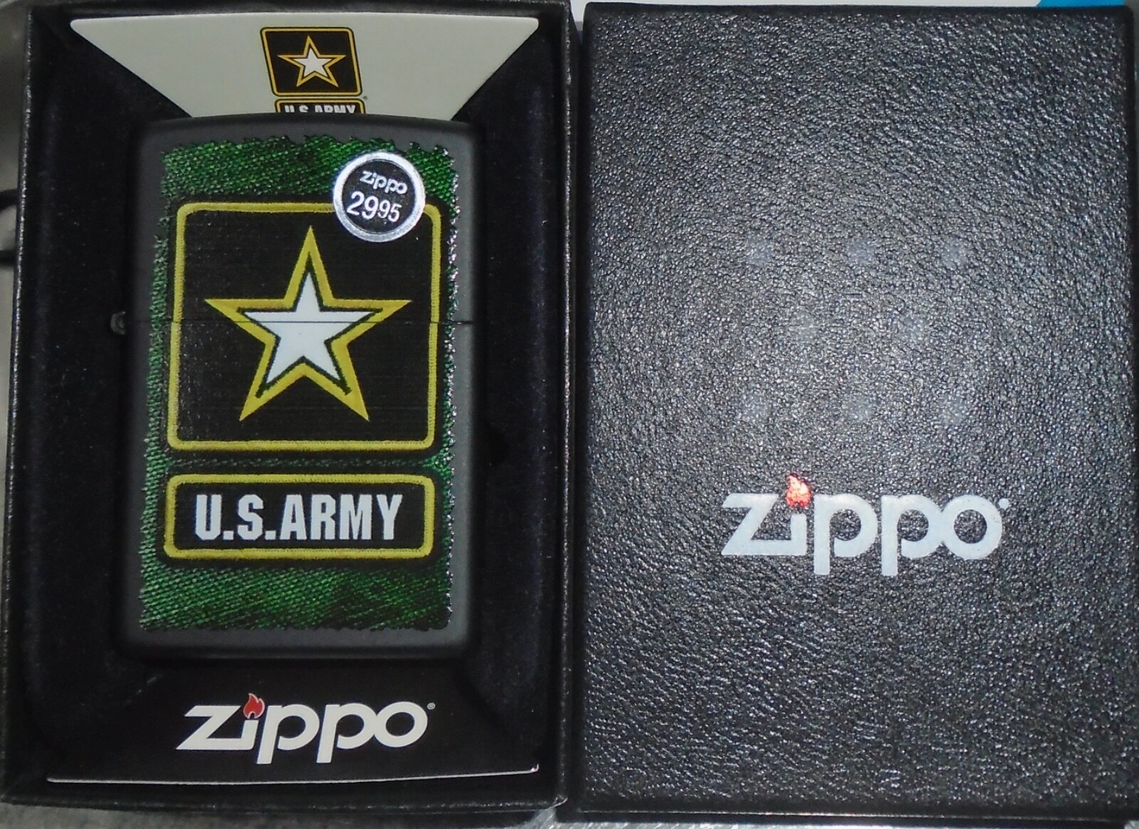 Zippo 28512 U.S. Army Black Matte Lighter June 2013 New In Box Unused NIB