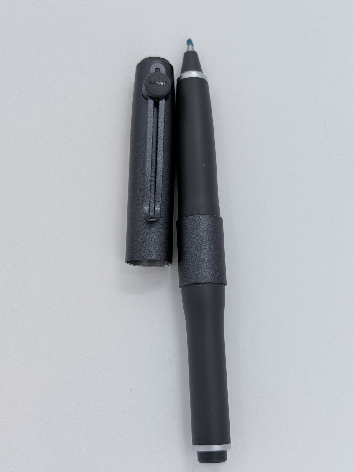 Mitsubishi Pencil Uniball Zento Signature Model Metallic Black 0.5mm Japan NEW