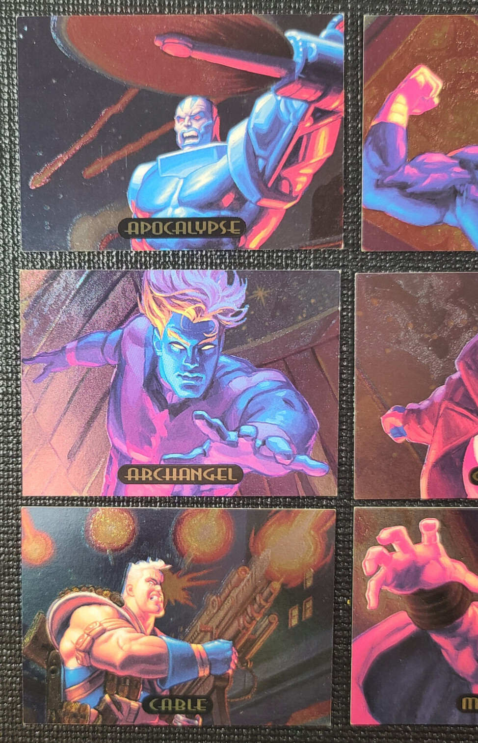 1994 Marvel Masterpieces – POWER BLAST – Complete Set of 9