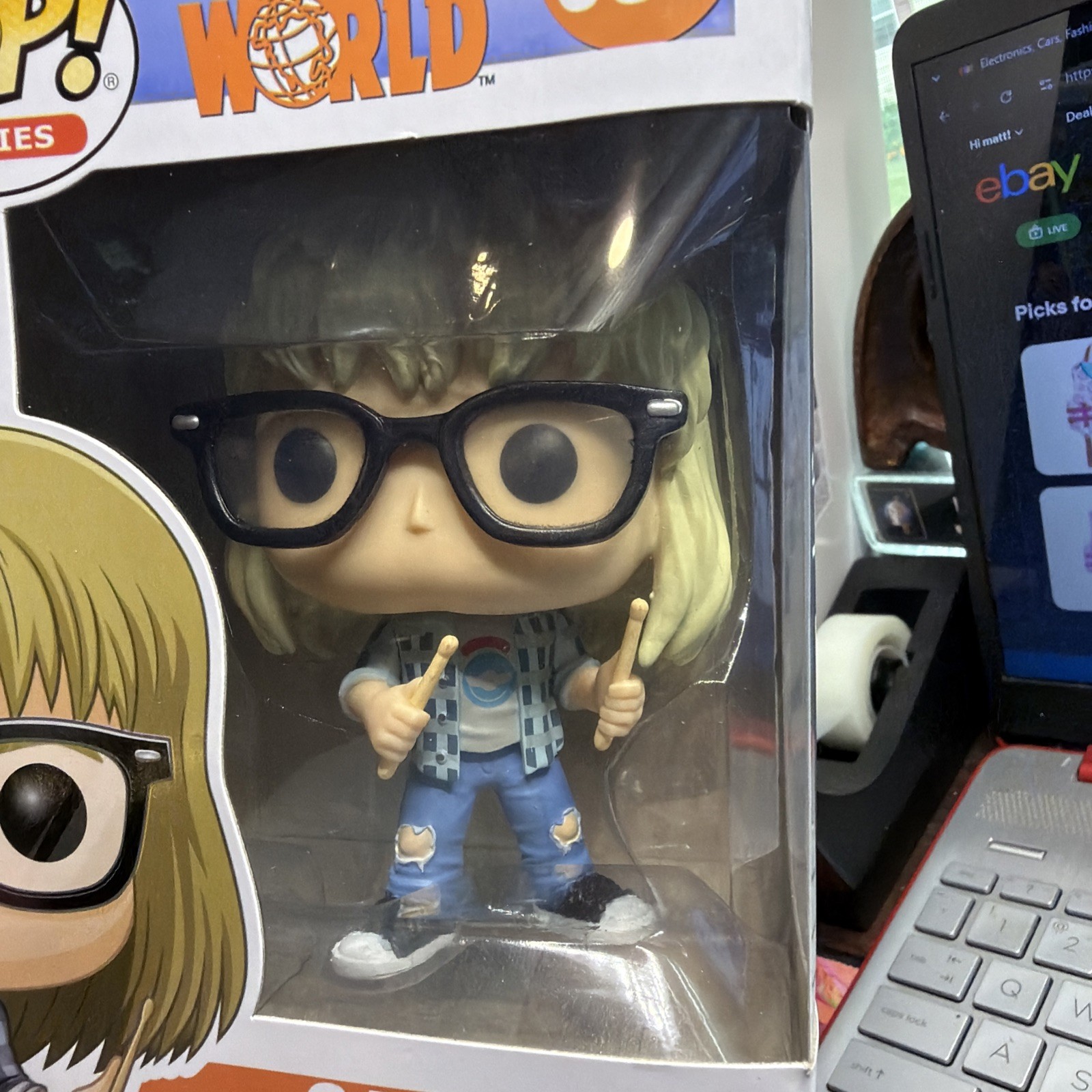 Funko Pop! Wayne’s World – Wayne(684) & Garth(685)- Vaulted NICE BOXES 🔥🔥