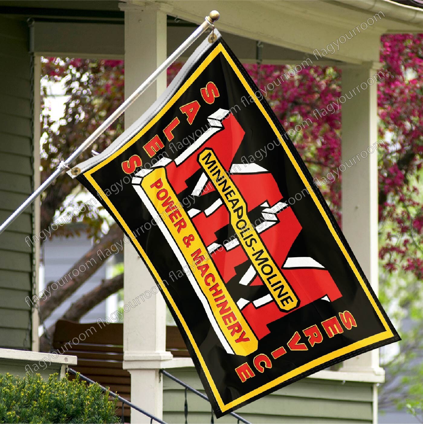 Minneapolis-Moline MM Tractor Flag 3×5 FT Banner Logo Quality Farm FREE SHIPPING
