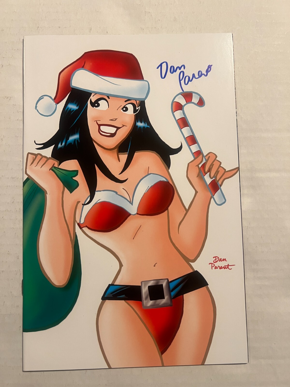 ARCHIE’S HOLIDAY MAGIC #1 DAN PARENT SIGNED VIRGIN VARIANT COVER ART 2022