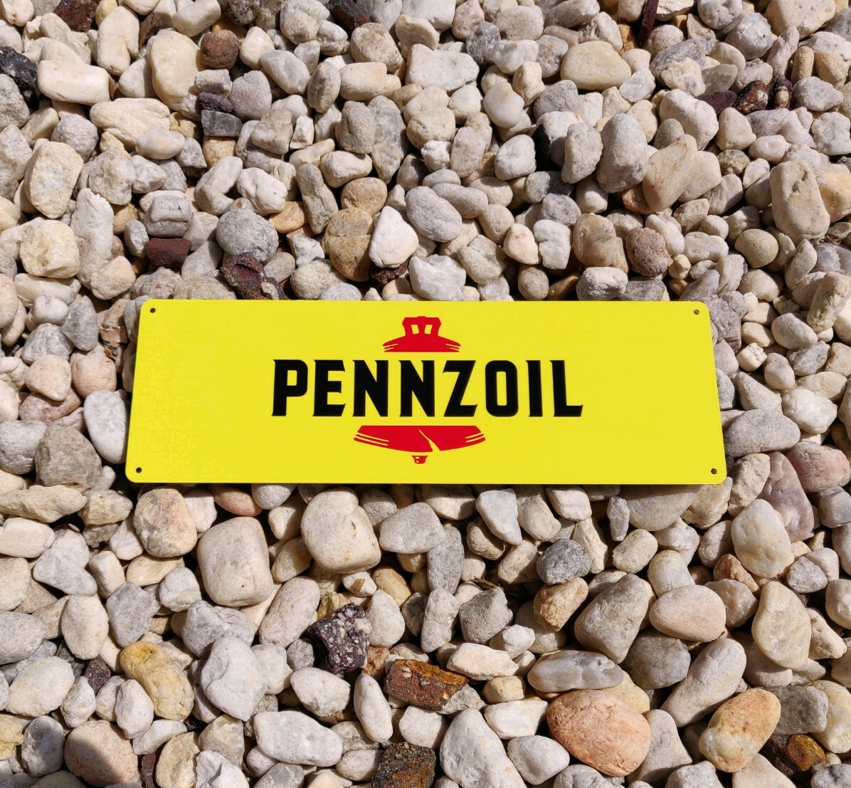 Pennzoil Oil Gas Garage Shop Man Cave Dealer Service METAL SIGN 4×12 50198