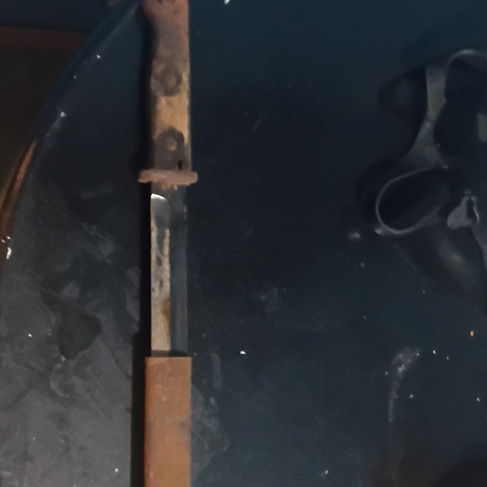 WWII German Bayonet with Scabbard Original Militaria Germany WW II 1939-45