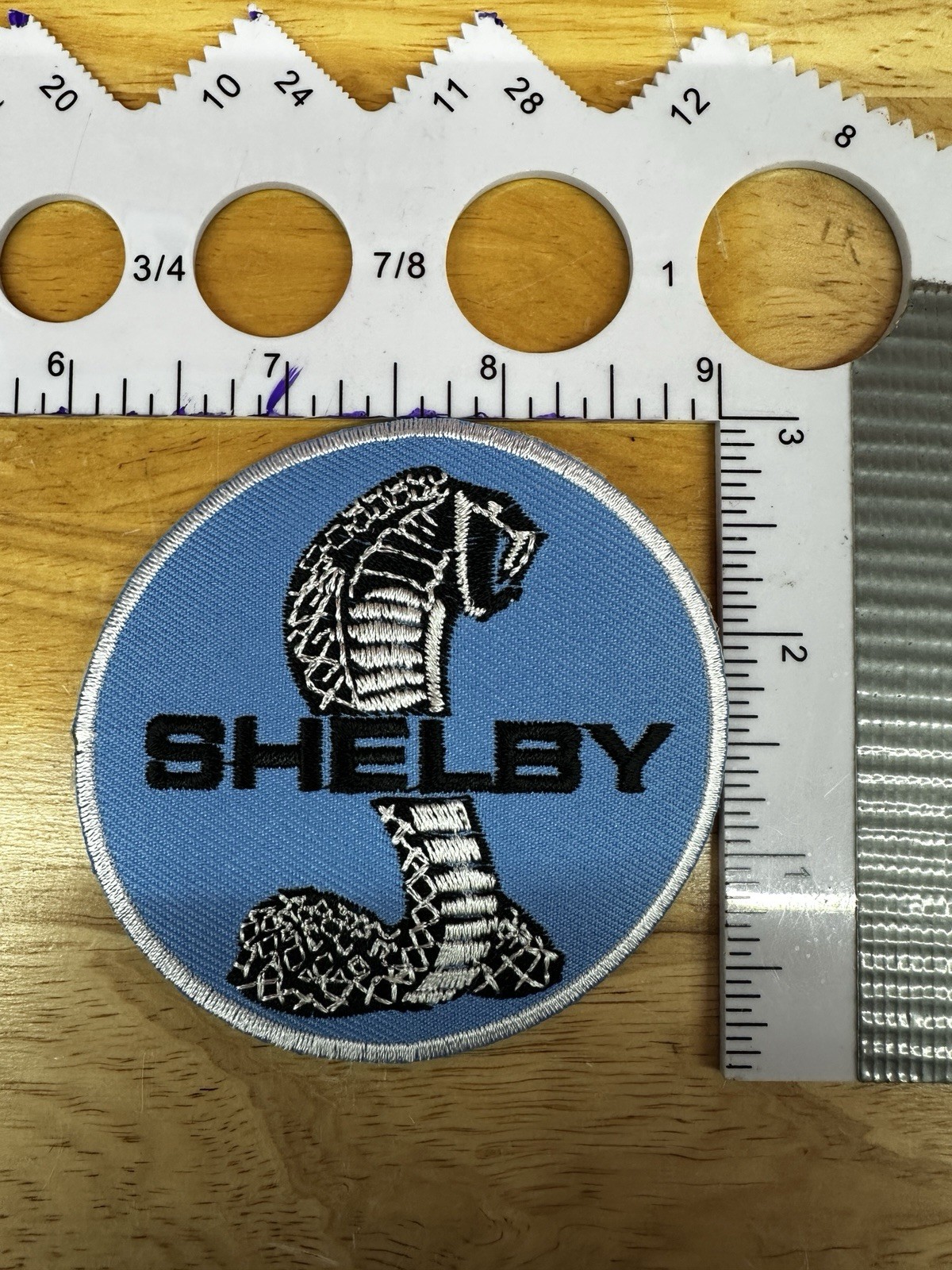 NEW 3 INCH Shelby IRON ON PATCH FREE SHIPPING