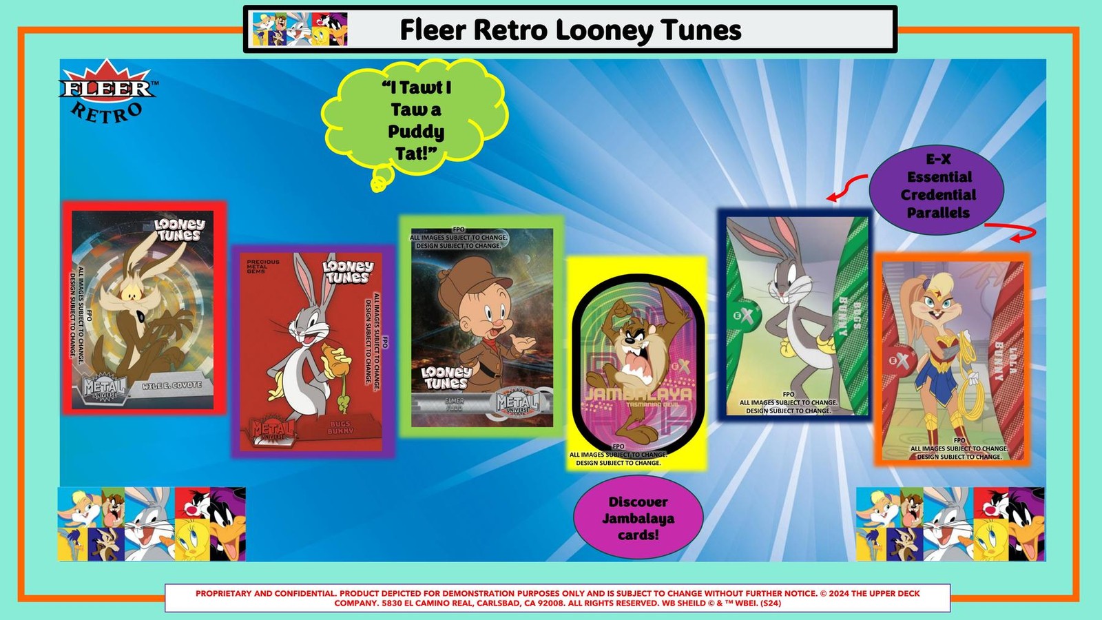 FLEER RETRO LOONEY TUNES HOBBY BOX (UPPER DECK 2024)